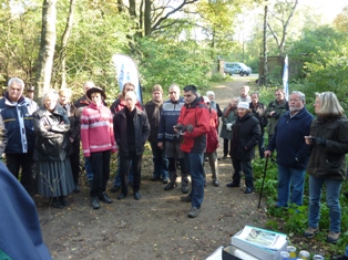 Am NABU-Stand im Babcockwald - Uwe Heinrich